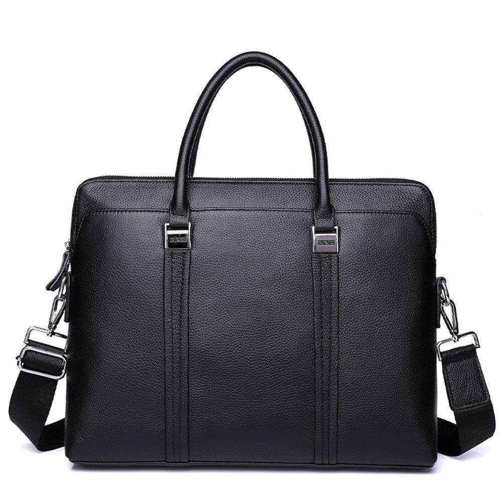 Sacs Messagers pour Hommes Sac for ordinateur portable en cuir imperméable Homme simple Porte-documents Messenger Bag d'ordinateur Satchel pour le Travail
