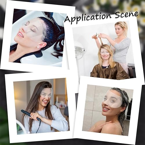 Miniatura 5 de GORGECRAFT 100 piezas de protectores de ojos para la cara de la ducha, visera, extensiones de pestañas de plástico transparente para cejas,