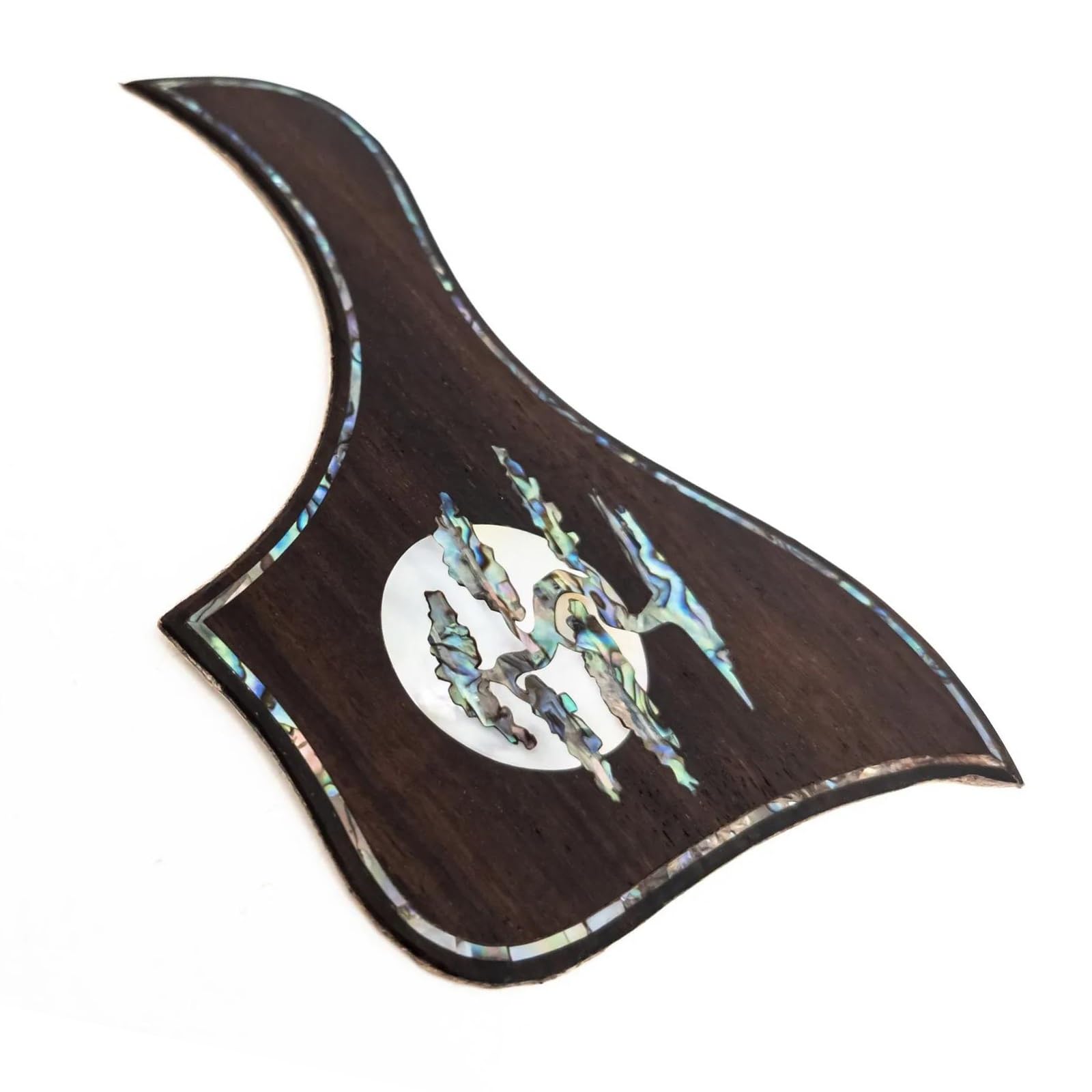 Pickguard do gitary akustycznej dla początkujących Ręcznie inkrustowana płytka ochronna do gitary akustycznej z palisandru Trwała nieodkształcalna