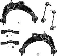Vista 78 de Detroit Axle - Kit de suspensión delantera RWD para Chrysler 300 Dodge Challenger Charger Magnum, brazos de control superior con barras