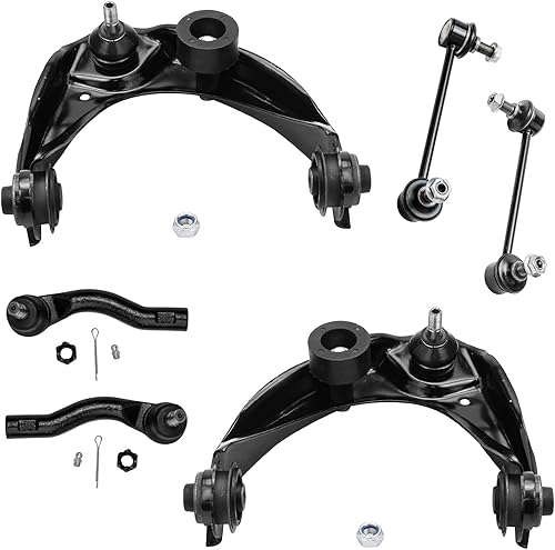 Miniatura 79 de Detroit Axle - Kit de brazos de control AWD para cargador Chrysler 300 Dodge Challenger Magnum, 2 brazos de control superiores delanteros con rótula