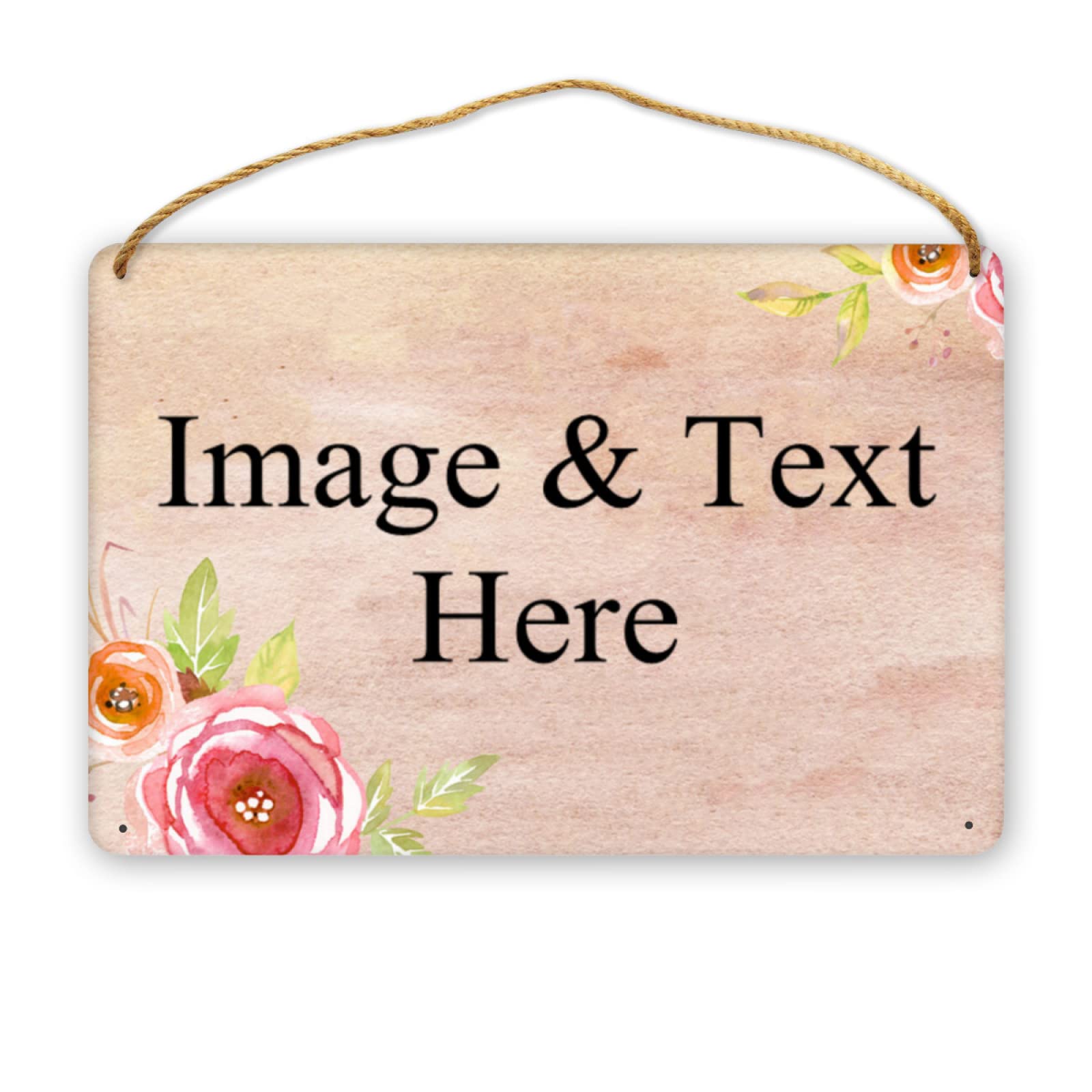 Djngn As Pic-3 Custom Wood Sign Personalised Text Business Home Decor, Personalised Rustic Plaque Board Hanging Wooden Name Sign For Wall Art, Custom Signs Plank Decoration Gifts For Wedding Family Farmhouse Kitchen
