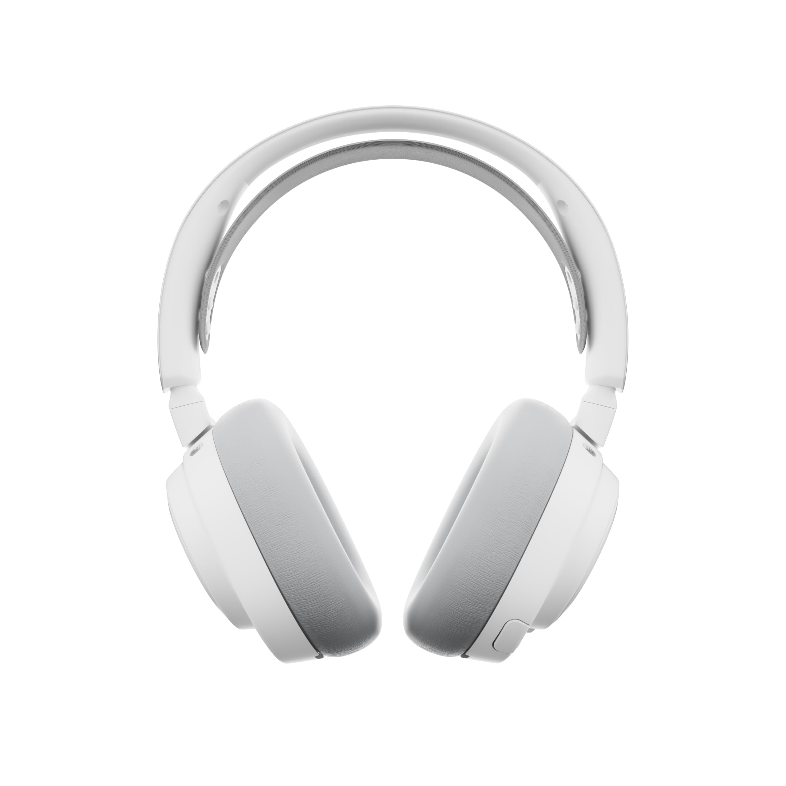SteelSeries Arctis Nova Pro Omni – Bezprzewodowy dźwięk Hi‑Res, 96kHz/24bit, ANC, mikrofon ClearCast Pro, redukcja szumów AI, aplikacja mobilna, Mix 2,4GHz + BT, OmniPlay PC+PlayStation+Xbox – Biały