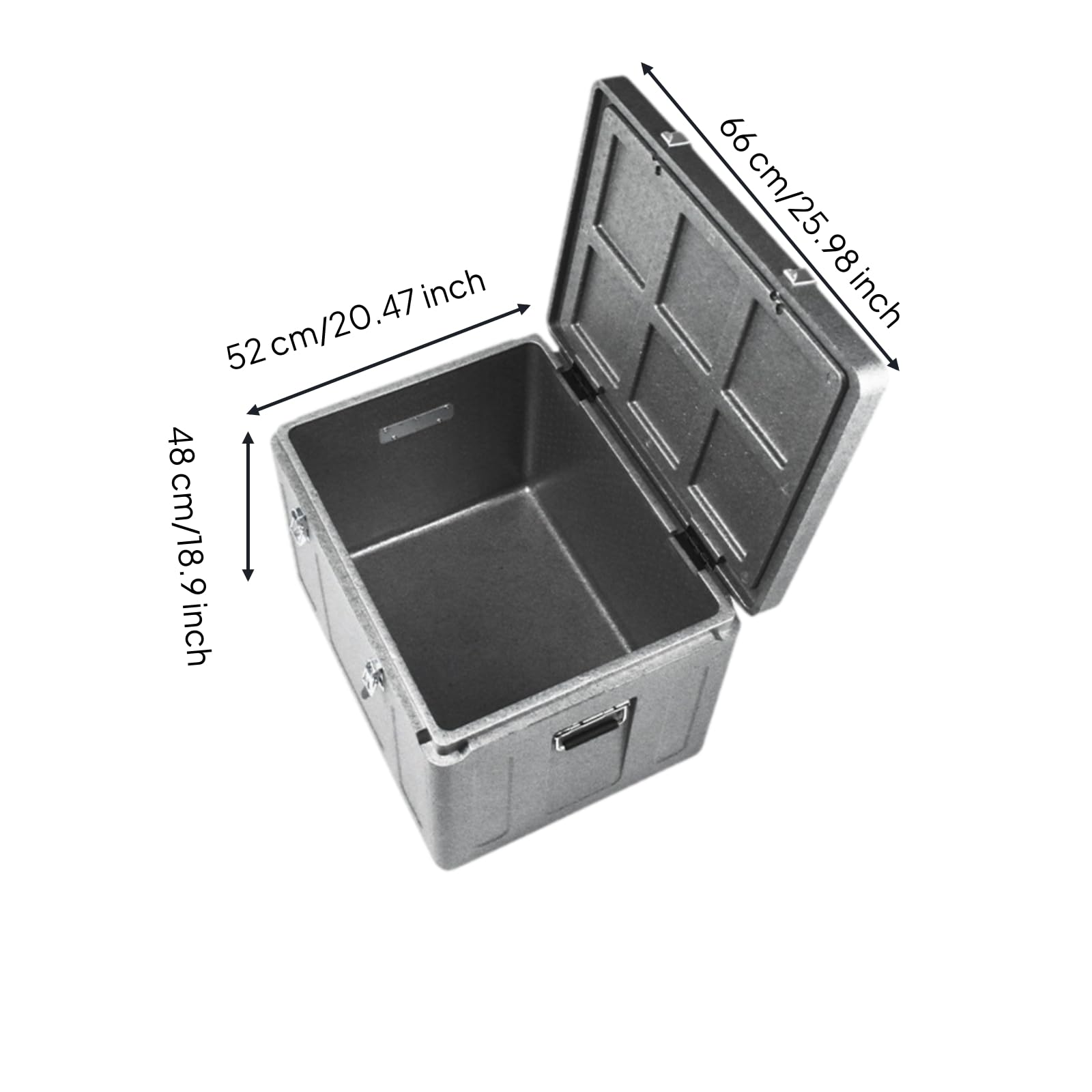 perfk Termico per Alimenti | Isotermico, Rigido, per Trasporto Alimenti, Consegna a casa, 108L, Stile C