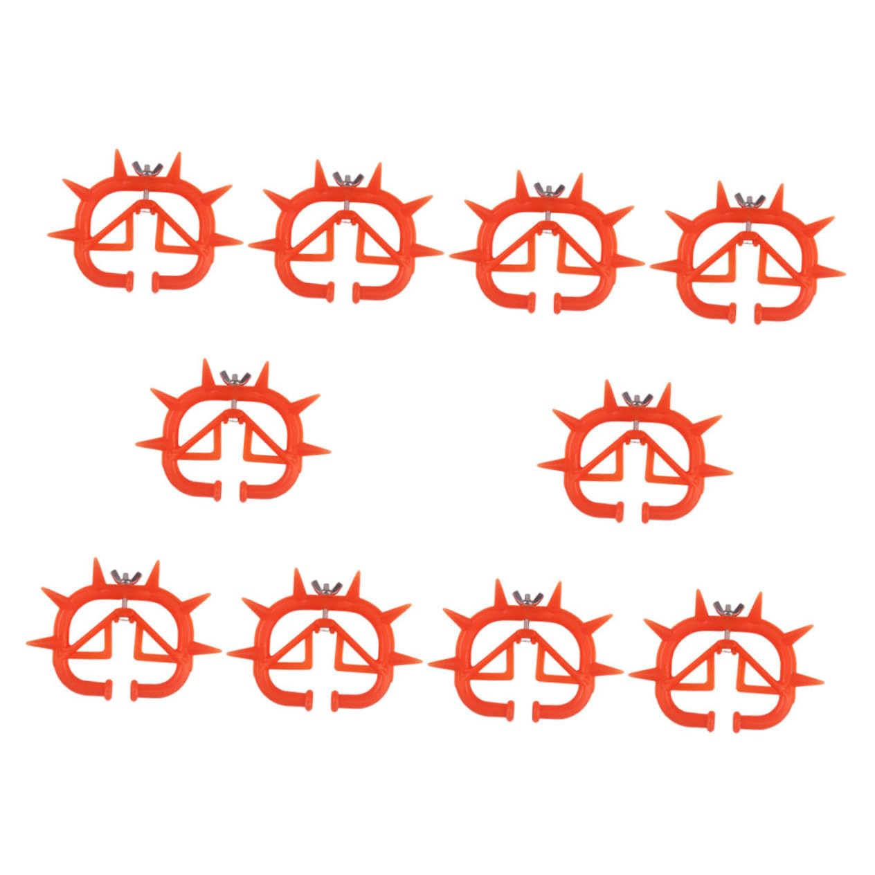 ifundom 4 Set Calf Weaner Clip Per Bestiame Strumento Per Svezzamento Mucche Anello Per E Prevenire Succhiare Sicura Attrezzatura Per Allevatori 10 Pezzi * 4