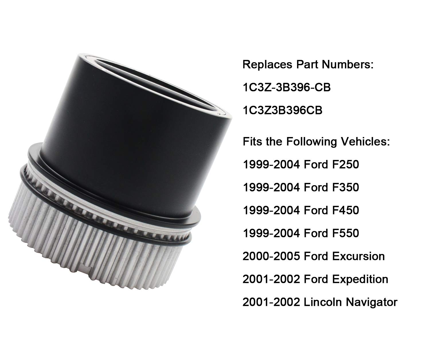 WEILEITE 1C3Z-3B396-CB 4WD Auto Front Wheel Locking Hub Compatible With - View #4