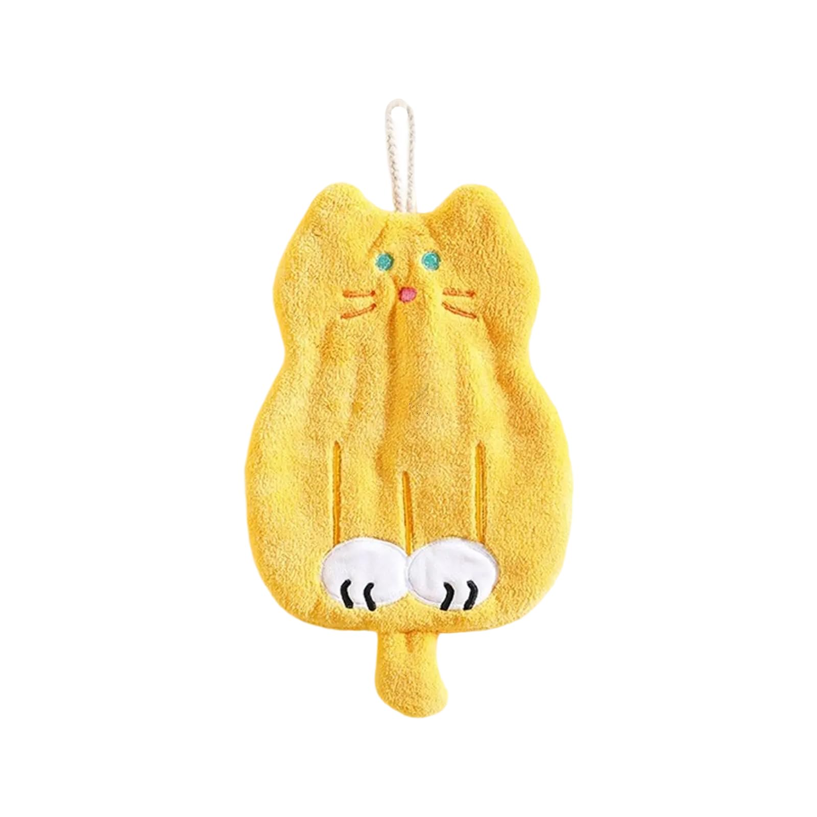 Elnwnnkc Cats Patterneds Kids Hand Towels Soft Corals Velvets Highly Absorbent Fast Drying for Kitchens and Bathrooms Microfiber Kitchen Towels