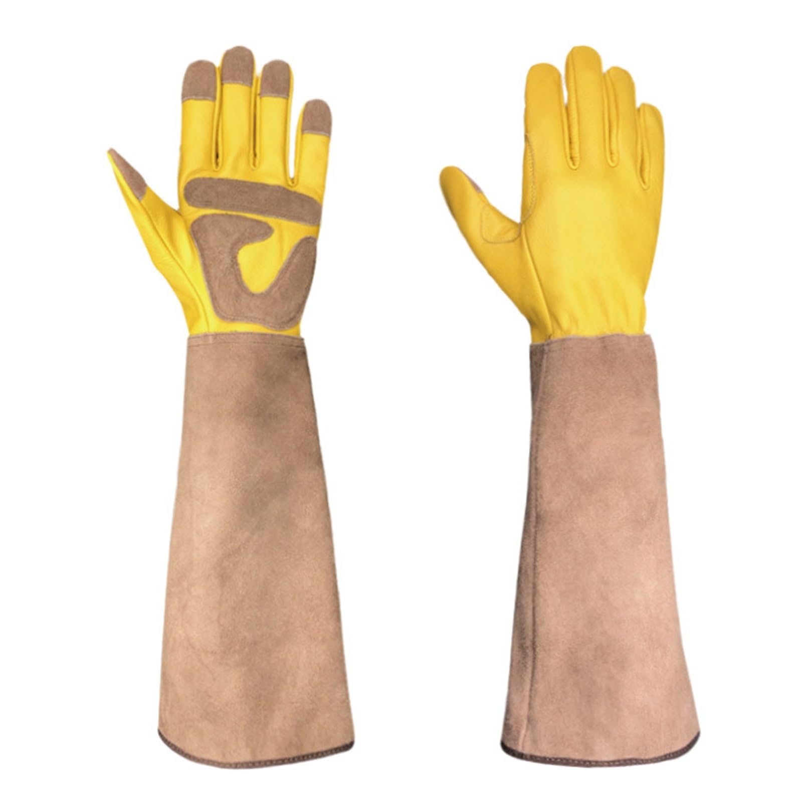 Guantes largos de jardinería for podar rosas, guantes jardín a prueba espinas con guanteletes protección for el antebrazo, manga larga Unisex(XL)