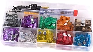 VICASKY 1 Caixa Kits De Fusíveis Kit Variado De Fusíveis De Carro Kit De Variedade De Fusíveis De Carro Acessórios Peças De Veículos Anl Fusível Kit De Fusíveis De Veículo Fusíveis