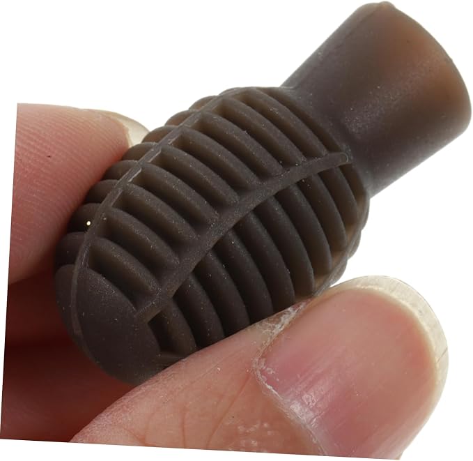 Tapas de silicona para baquetas 2 piezas para práctica silenciosa miniatura 7