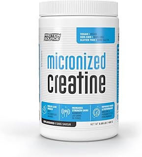 Protein Source Creatine Monohydrate Powder | Micronized 400G - Increase Strength - Reduce Fatigue - Lean Muscle Building - 100% Pure Creatine - Better Absorption - Supports Muscle Growth - Unflavored - 80 Servings