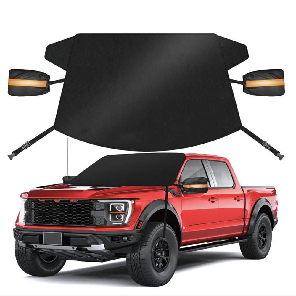 SUNQIQI Ice And Snow Windshield Cover for Ineos Grenadier 2023-2025 2026, Car Snow Cover for Sun, Frost, Rain, Dust, Summer/Winter