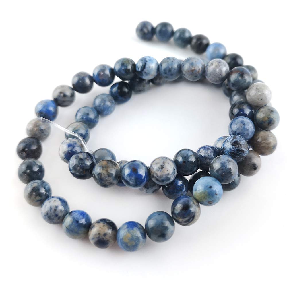 Blue Dumortierite Beads Plain Round 6mm Strand of 60+
