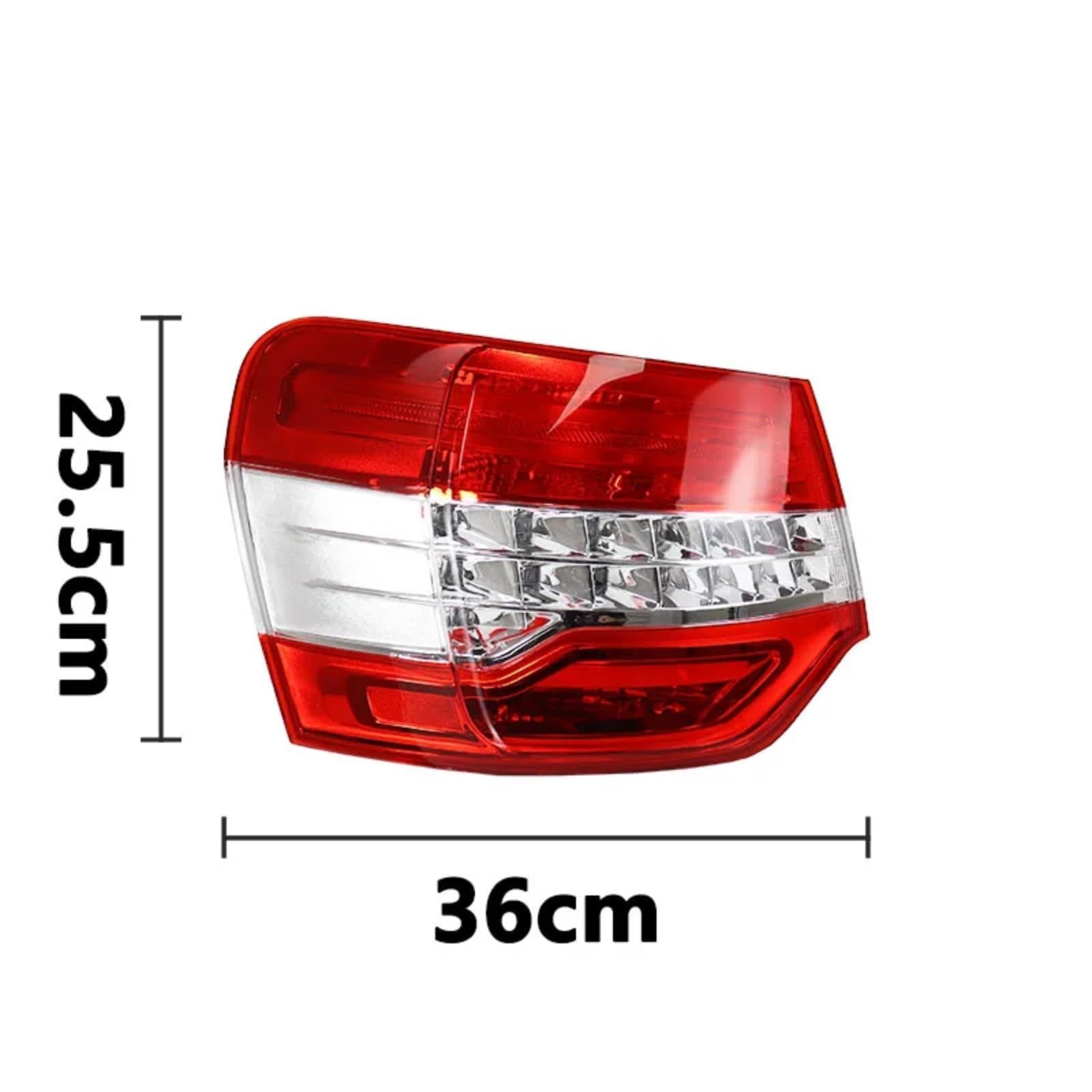 Tylne światła kompatybilne z Citroen C5 Sedan 2008, 2009, 2010, 2011, 2012, tylna lampa sygnalizacyjna, obudowa tylnego światła, kierunkowskaz bez żarówki, zewnętrzne prawe