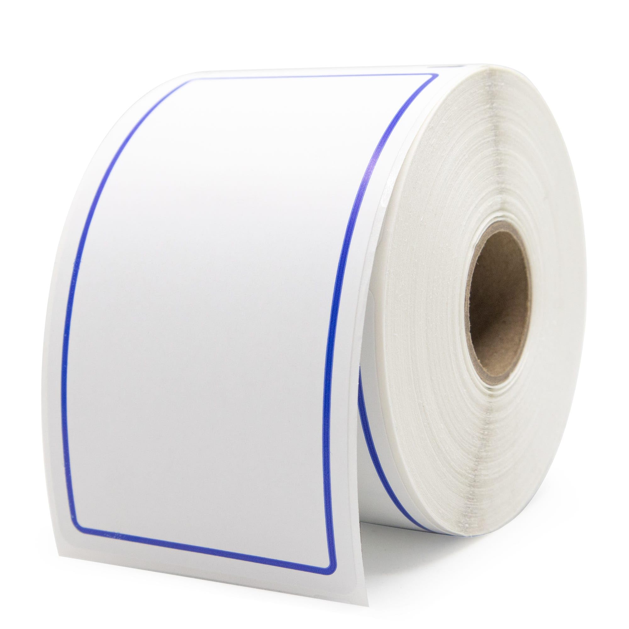 Dymo Compatible 30256 Blue Border Shipping Labels - 300 Labels Per Roll, 1 Roll Per Package
