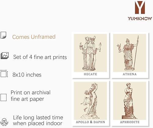 Miniatura 2 de Decoración de mitología griega  Póster del Olimpo griego  Decoraciones de fiesta temática de Grecia  Decoración de pared de imagen mítica del