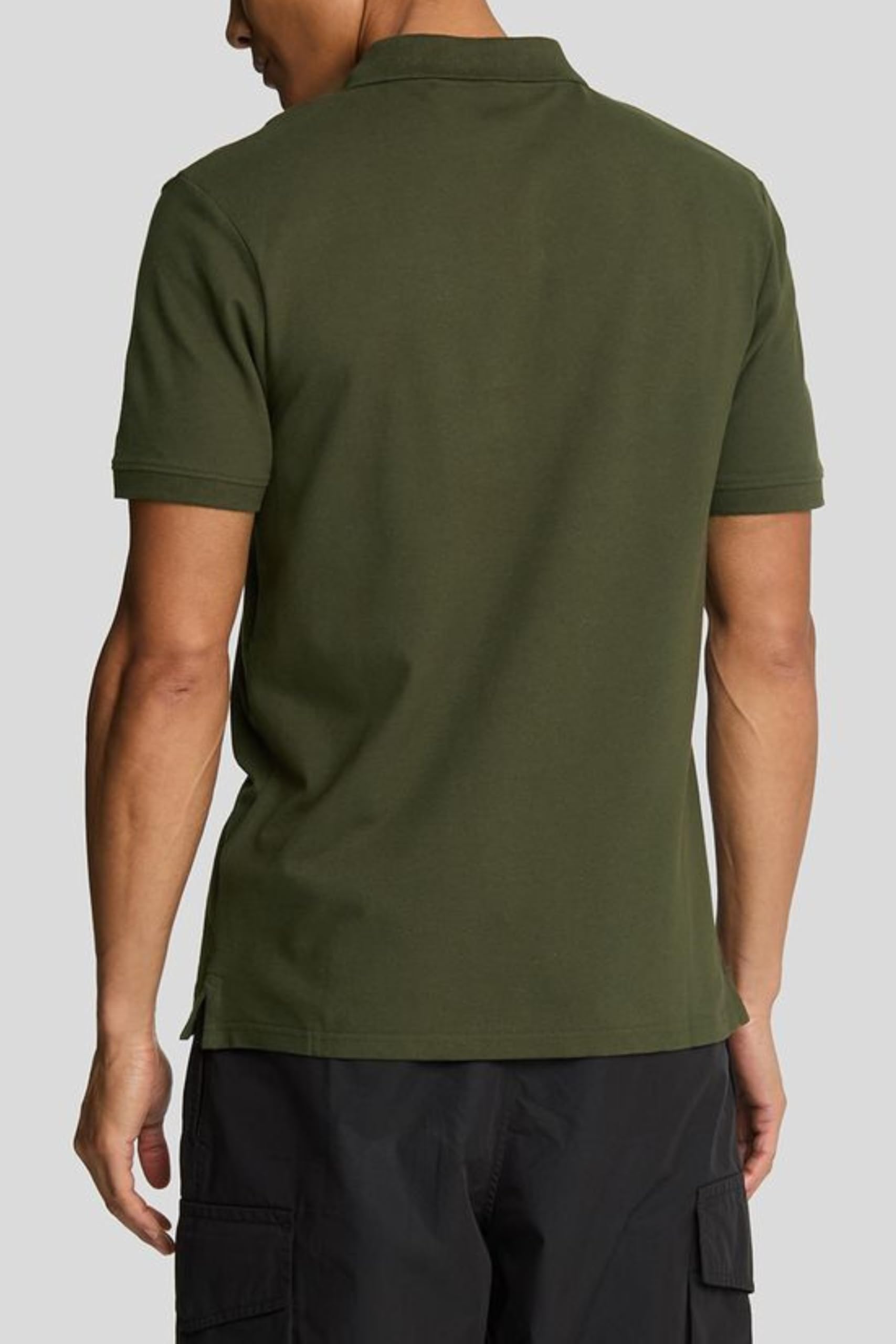 Lyle & Scott Męski Gładka Koszulka Polo Z Bawełny Organicznej, Navy