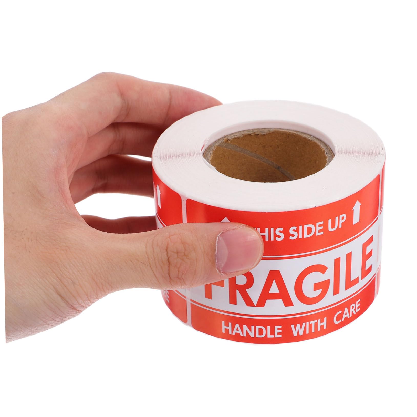 OKUMEYR Fragile Shiing Stickers Roll Warning Sticker 3x2 Inches Self-Adhesive Fragile Labels for Shipping 300 Count Packing Warning Stickers