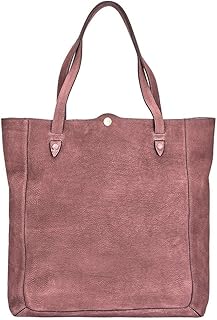 Quality Large Suede Shopper Bag Purse | The Varallo | Handcrafted In Italy | Taupe Suede