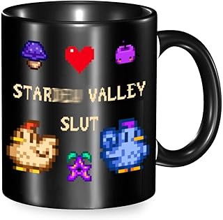 Funny Gamer & Farm Game Coffee Mug – Star Valley Inspired Ceramic Cup 11oz – Unique Gift for Game Lovers