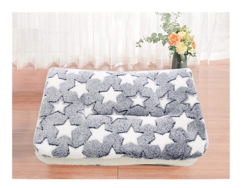 Lit pour chien et chat YUXIN gris 81x62cm avec coussin en toison douce