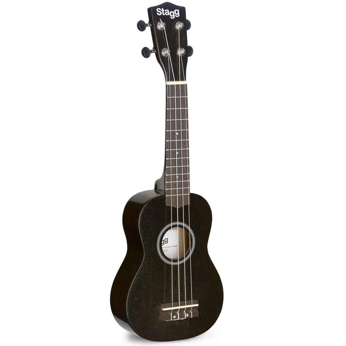 Stagg ukulele sopranowe + uchwyt ścienny keepdrum (czarny)