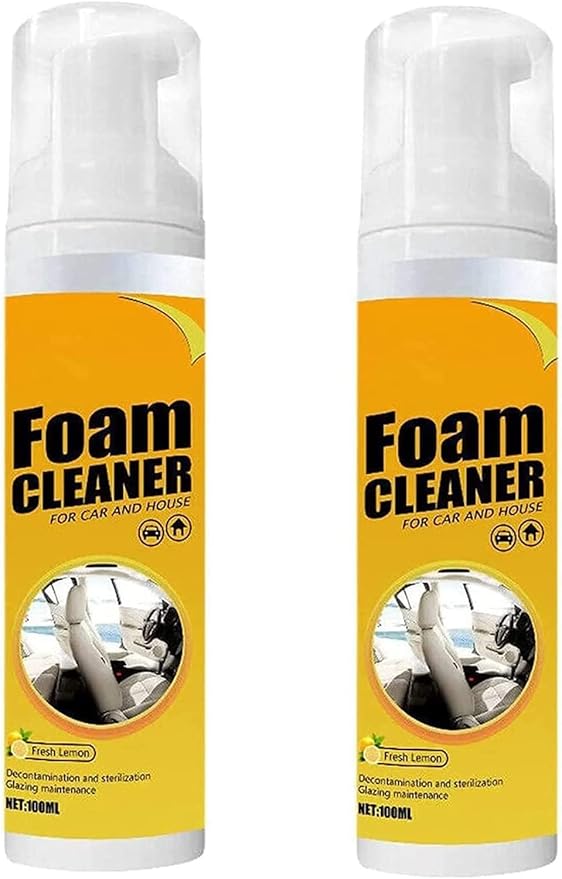 Multipurpose Foam Cleaner Spray,Rinse Free Stain Removal Kitchen Grease