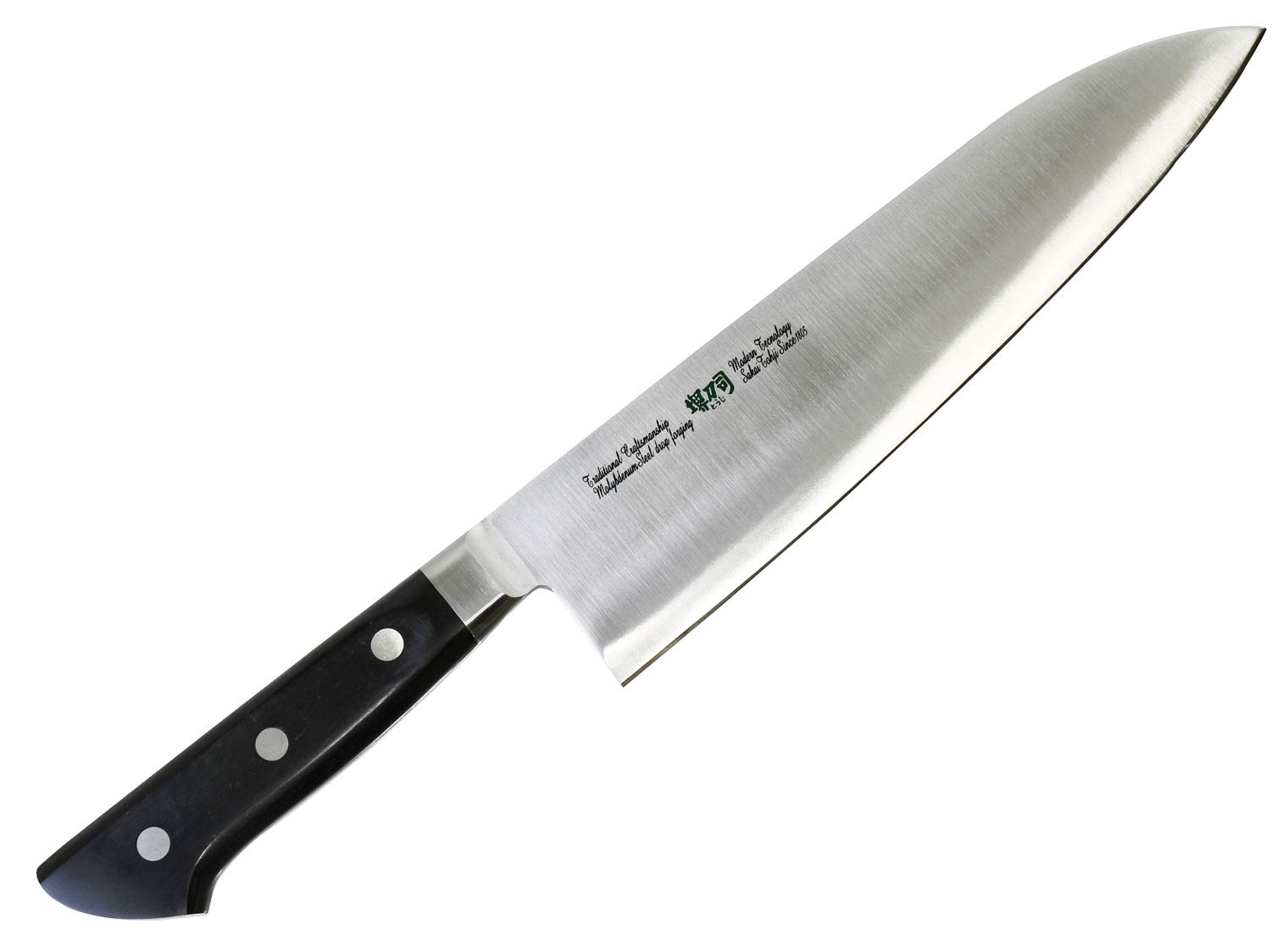 Amazon｜堺刀司 出刃包丁 シルバー 刃渡り:約210mm BKM 洋出刃包丁 A  