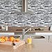 ConCus-T Papel Pintado de Ladrillo Gris Papel De Contacto Autoadhesivo Impermeable Cocina...