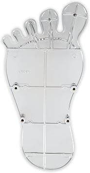 Mr. Gasket 9645 Foot Print Gas Pedal Pad - Aluminum - Chrome & Painted Black Trim