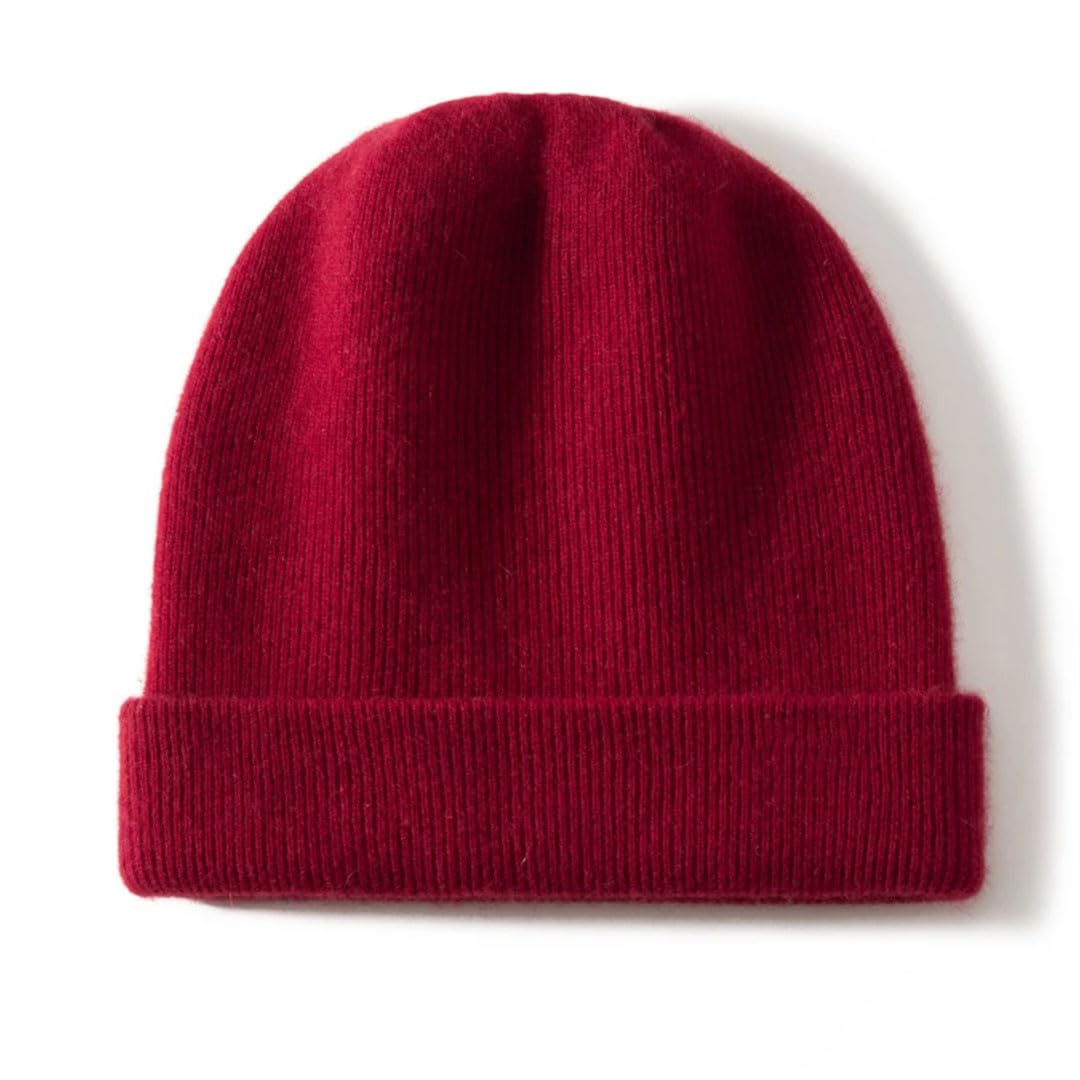 Czapki zimowe dla kobiet czapki dzianinowe 100% kaszmir czapki beanie zimny kapelusz pogrubiony utrzymuje ciepło czapka czapka unisex