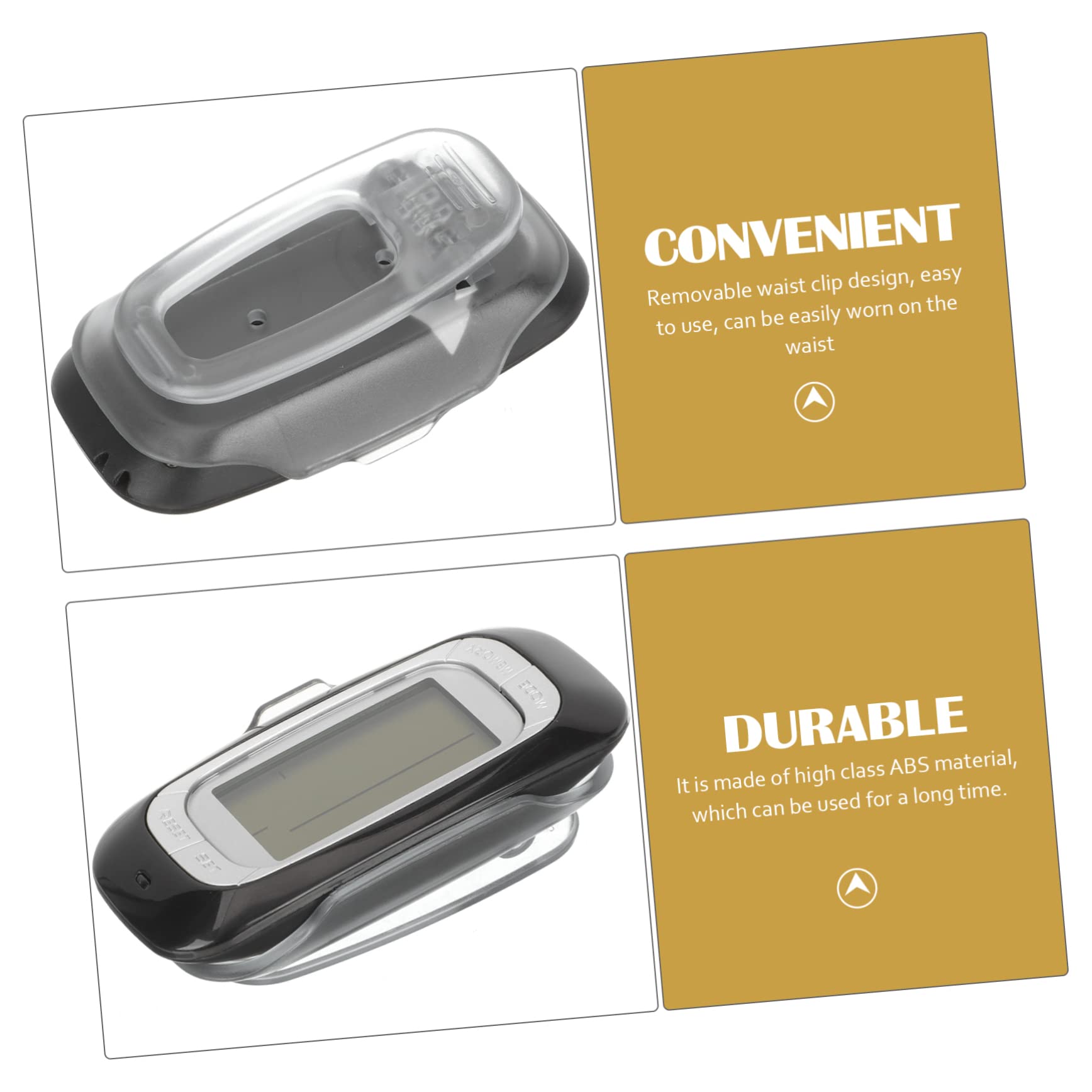 Toyvian Pédomètre Podomètre pour Marcher Clip De Compteur De Compteur De Calories Compteur De pour Marcher Podomètres pour Marcher Comptoir Podomètre Créatif Abdos