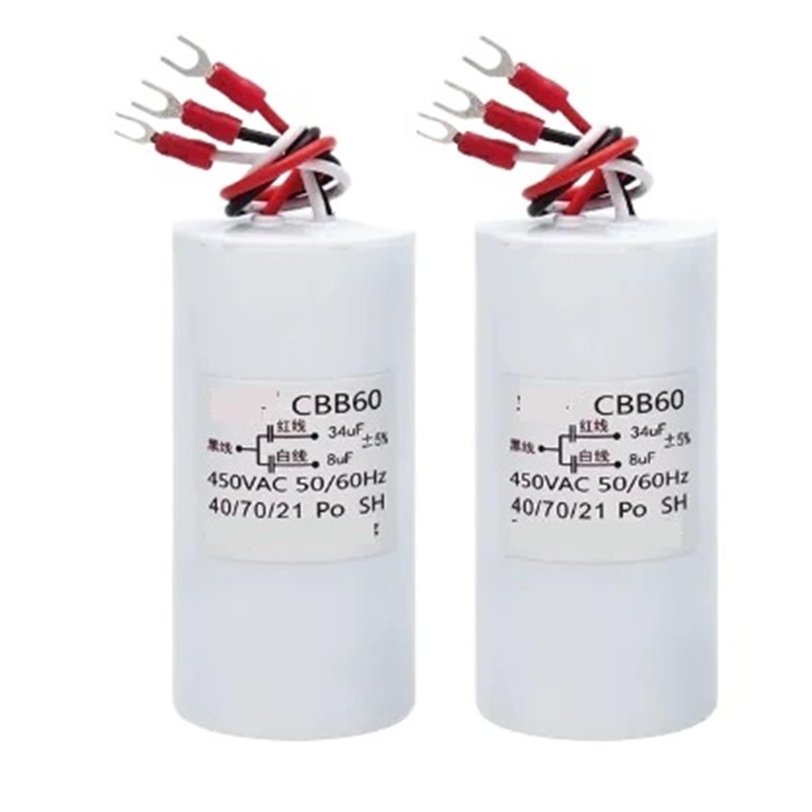 Condensateur de rechange pour moteur de palan électrique CBB60 34UF 8UF