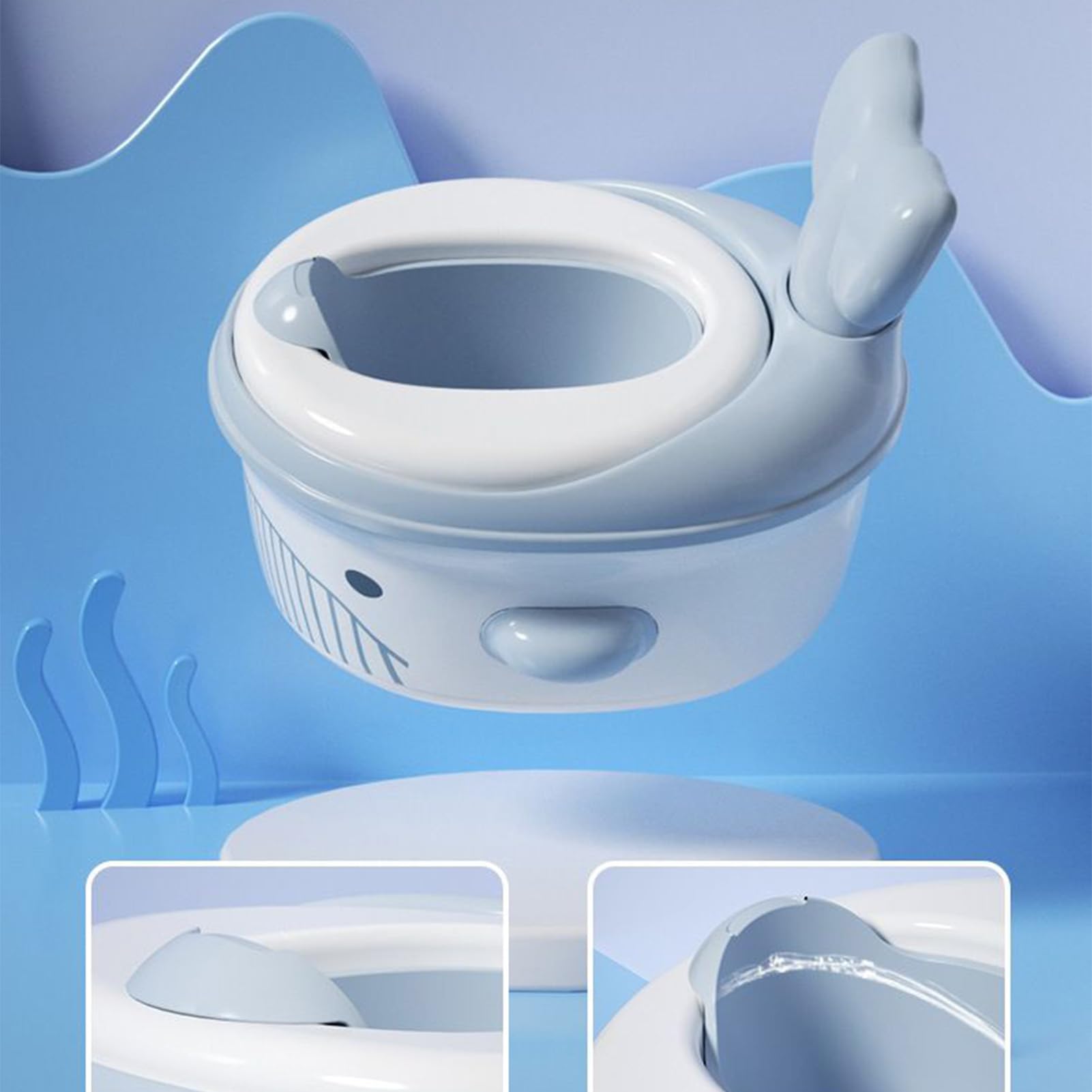 Orinal Para El Control De Esfínteres Infantil Orinal para Niños | Asiento Portátil Antideslizante para Niños y Niñas de 6 Meses a 6 Años para Casa Viajes Guardería Rutina Nocturna