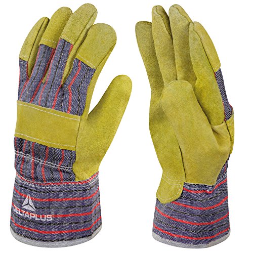 Gants Delta Plus Venitex Dc103 en cuir de vache canadienne rigger pour docker 12 paires