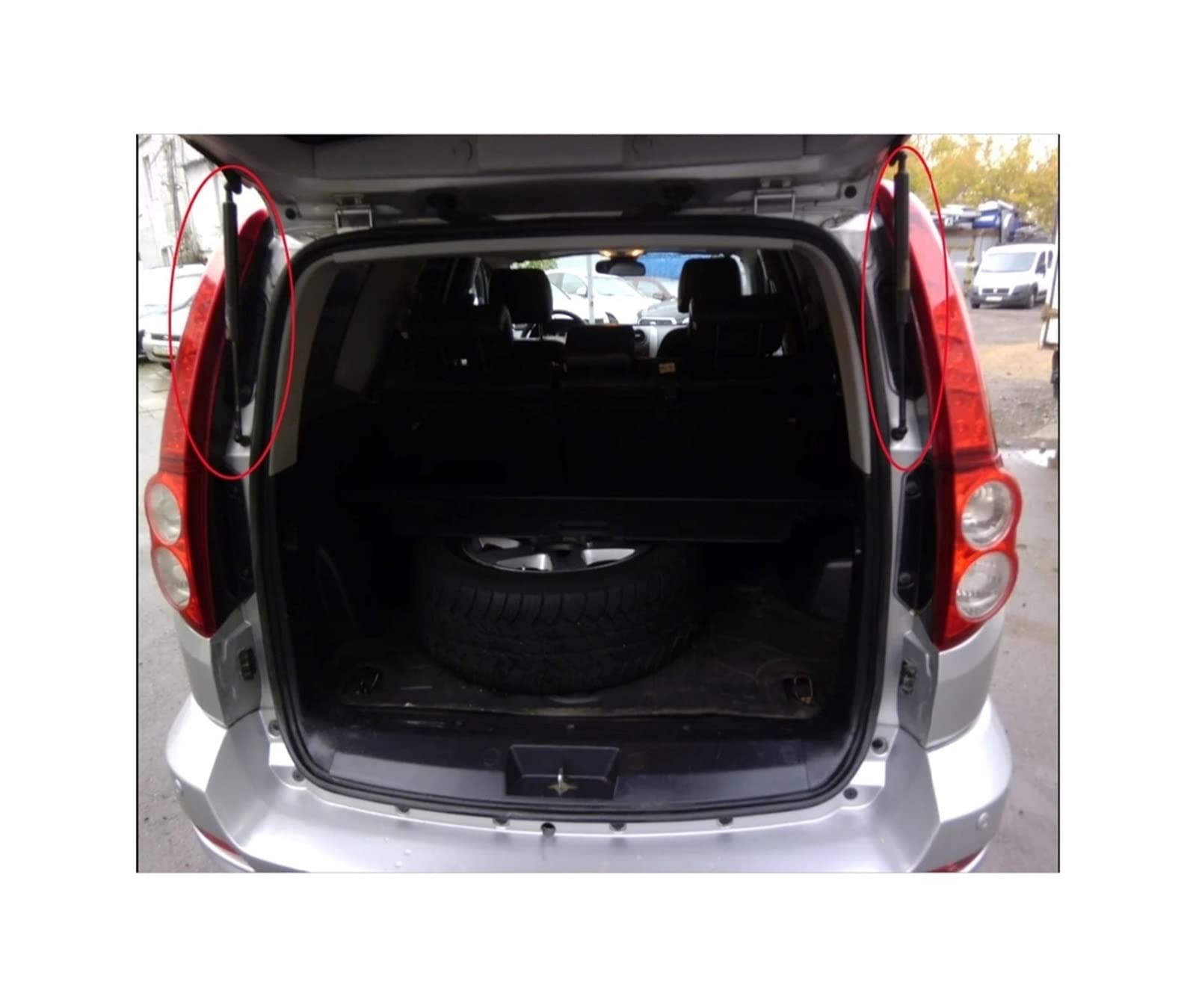 Kit 2 Ammortizzatori A Gas Per Portellone Posteriore – Compatibile Con Great Wall Haval Hover H3/H5 X200/X240 2005-2012
