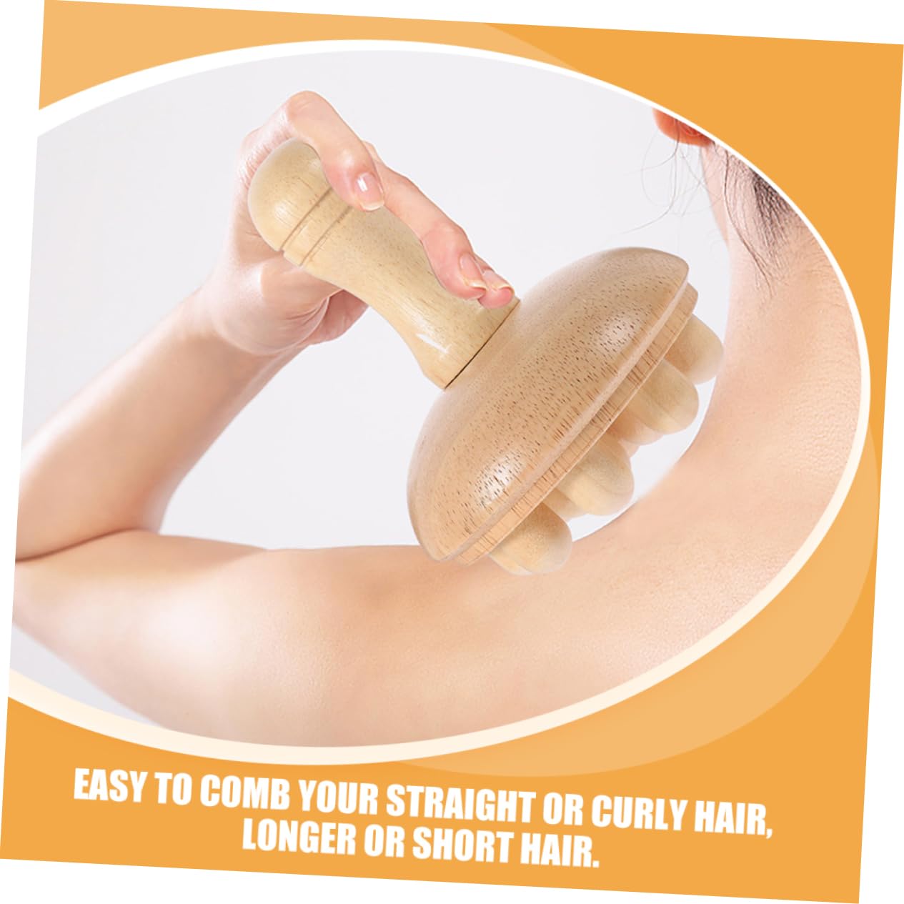 2stücke Holz Massage Kamm Mit Breiten Zähnen Für Kopfhaut Handheld Naturholzkamm Als Kopfmassagekamm Robust Und Bruchfest Für Haarbehandlung Und Durchblutungsförderung