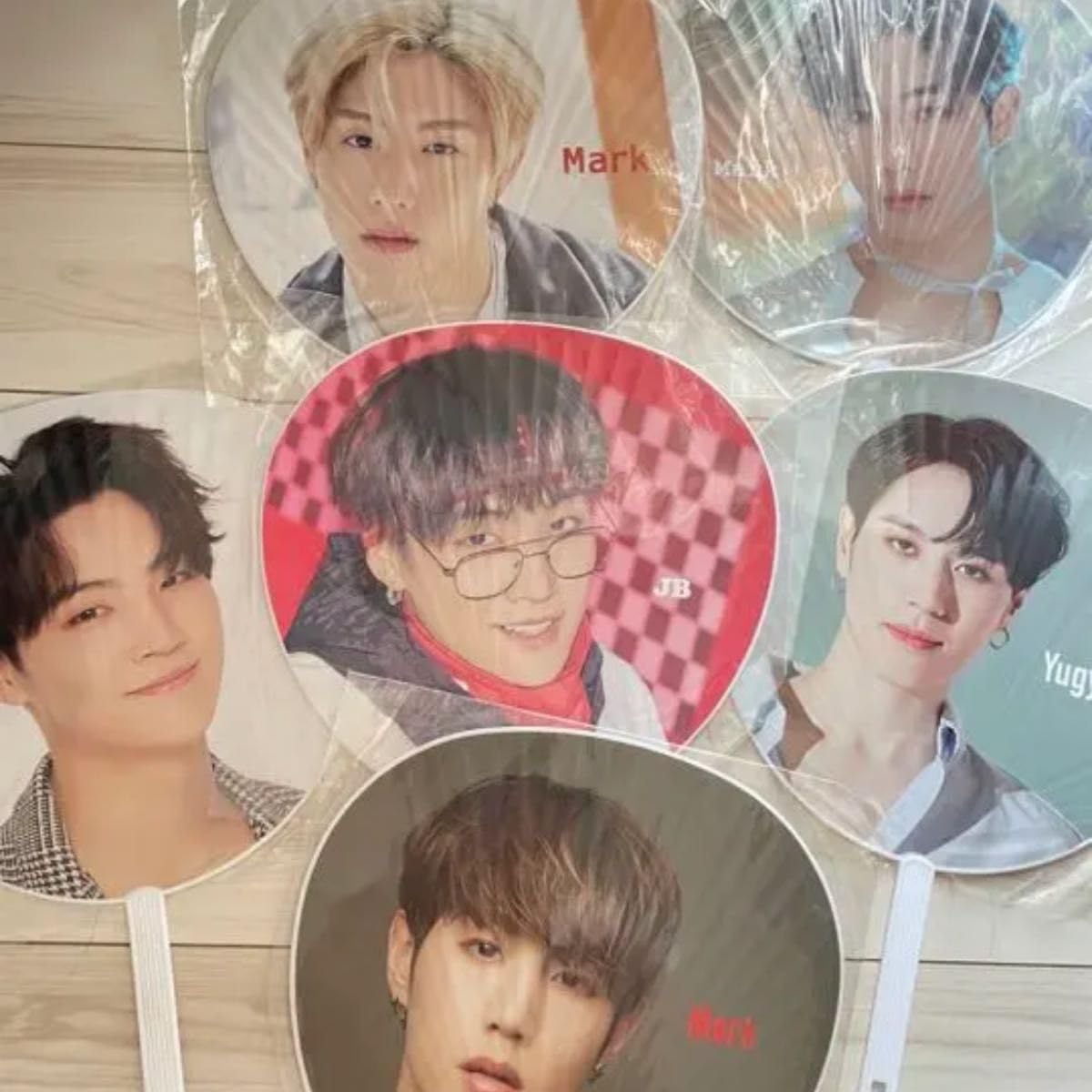 GOT7 うちわ GOT7 公式グッズ [ IMAGE PICKET : WHITE ] 2019 WORLD TOUR