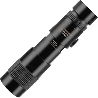 Monocular Telescope,All Metal Monocular, 10-300X Zoom HD External Universal Telephoto Lens, Outdoor Mobile Phone Dual-Adjustment Zoom Telescope with Tripod