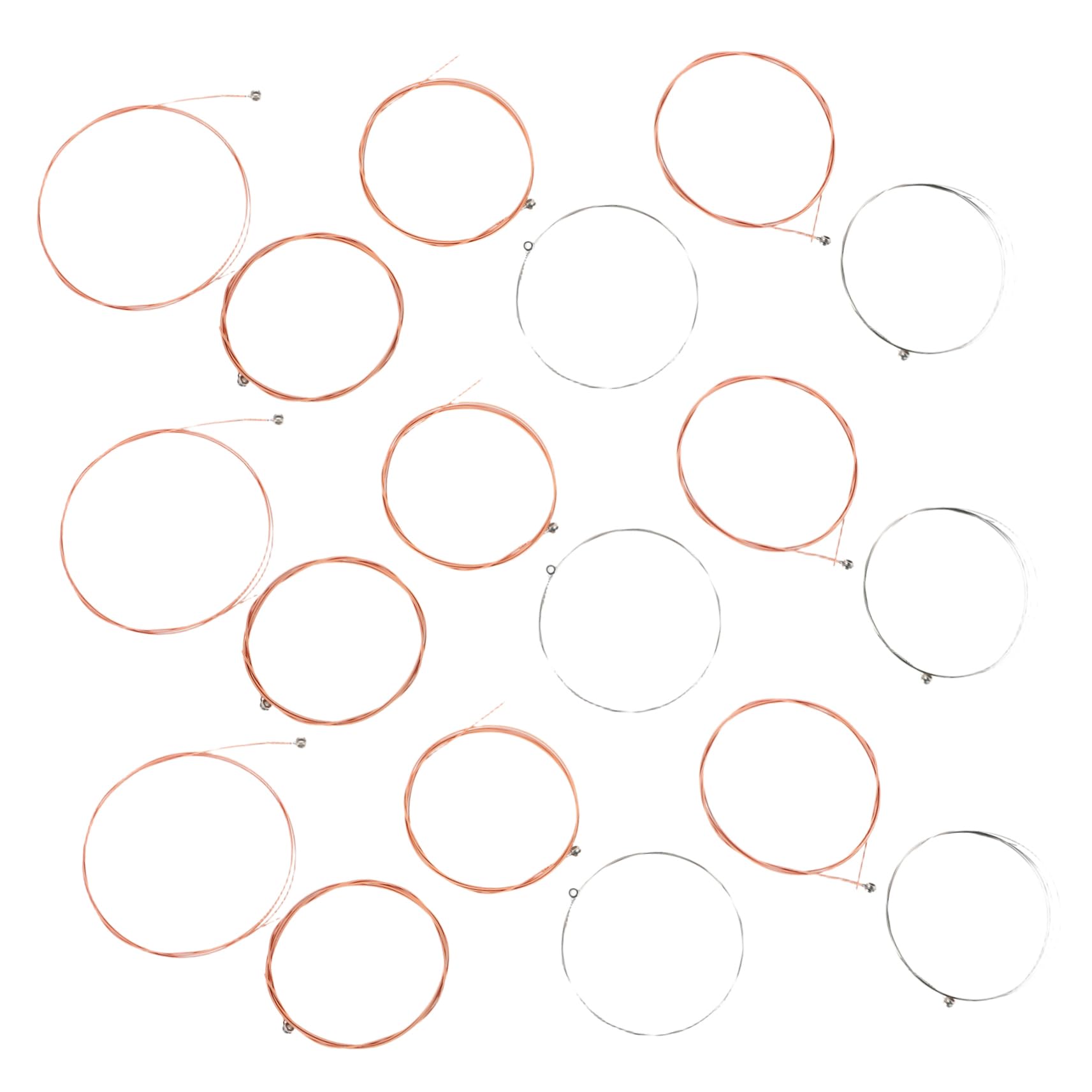 INOOMP 3 Sets Acoustic Guitar Strings Set Stainless Steel Strings 6 String Set For Folk And Classical Music Guitar Accessories Kit