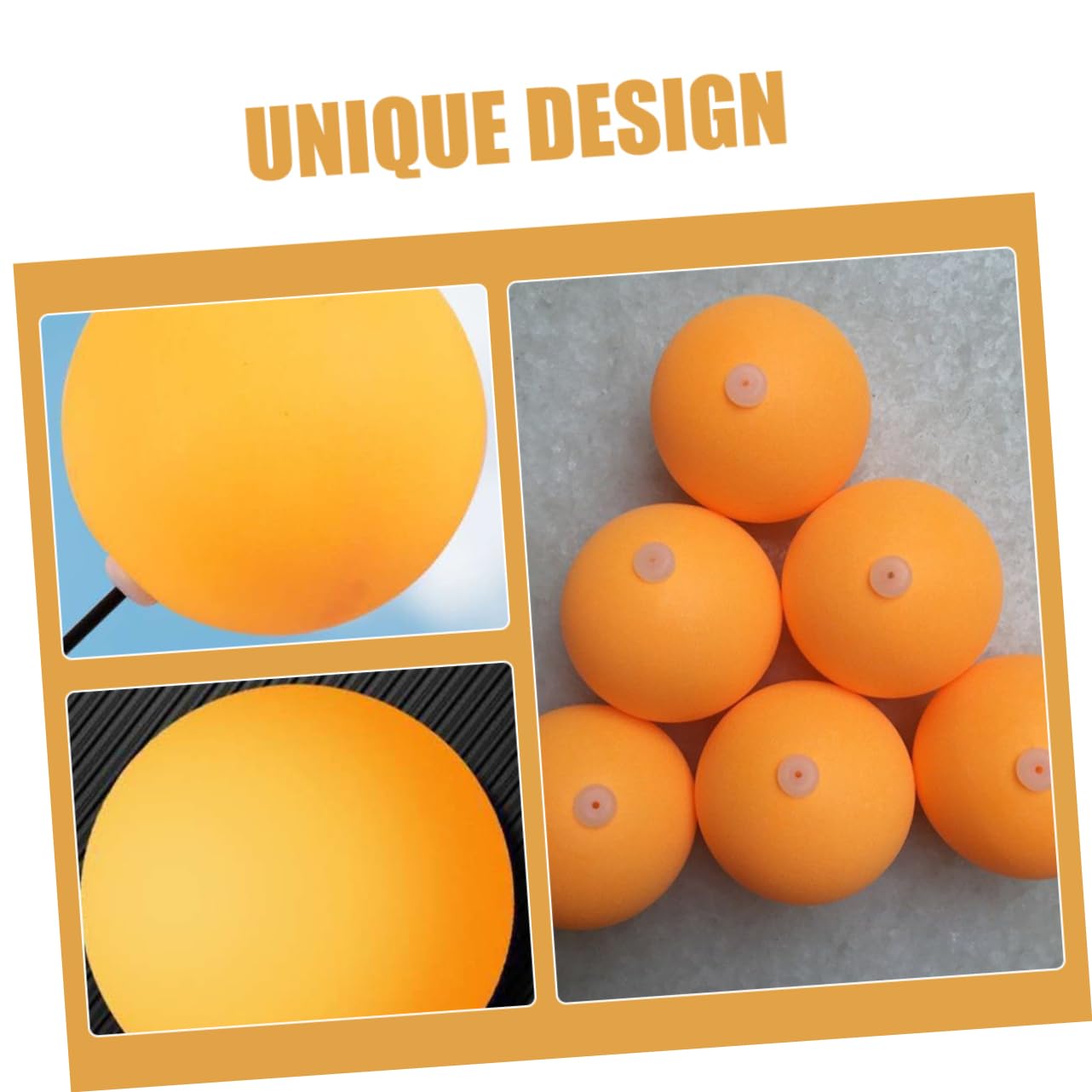 VICASKY 100Pcs Table Tennis Balls for Practice Machine Durable Pong Training Balls for Skill Enhancement and Game Improvement