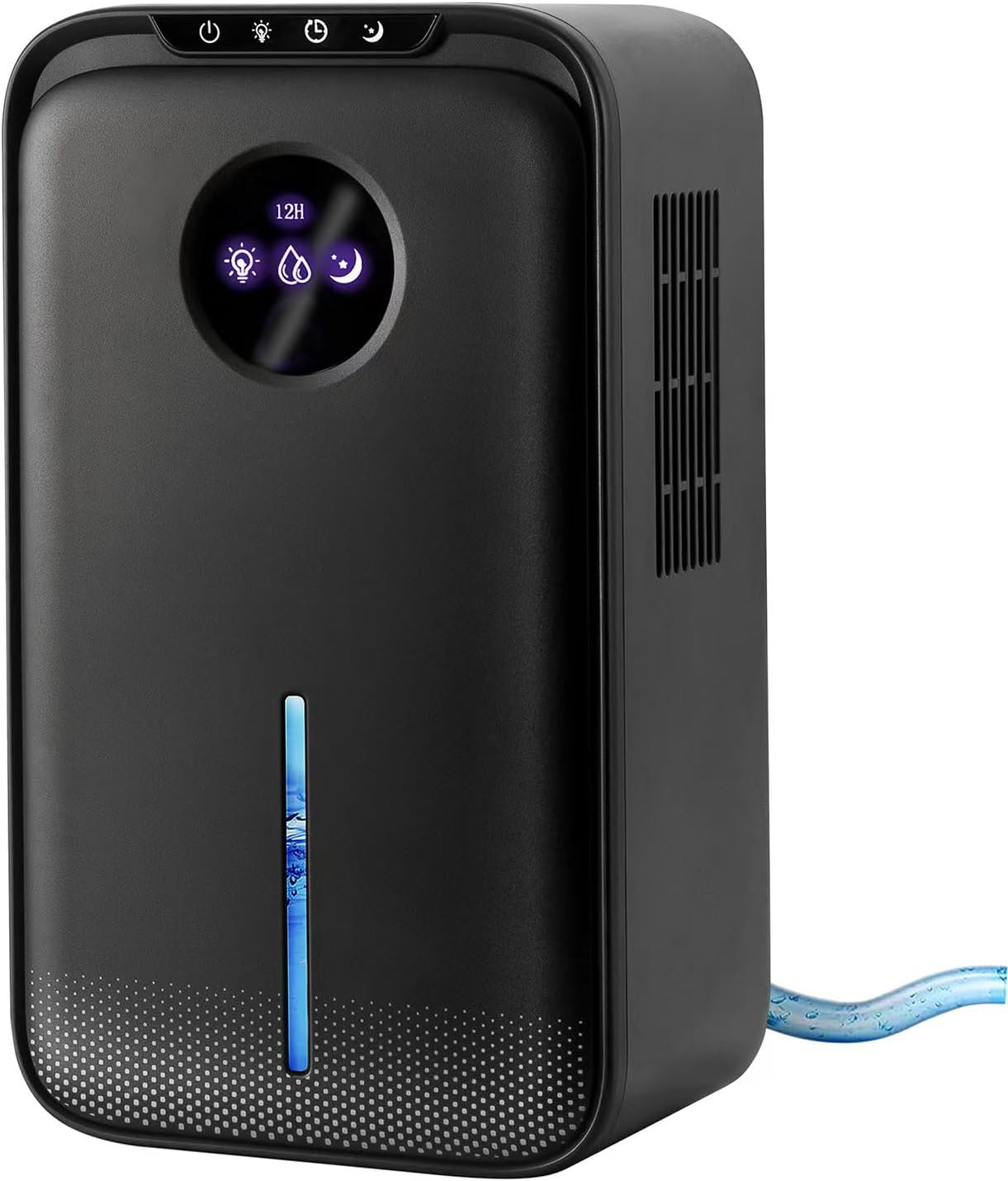 Dehumidifier, 88 OZ Dehumidifier for Home, Quiet Small Dehumidifier with Drain Hose, Dehumidifier for Bedroom Bathroom Home Room, (800 Sq.ft) Auto Shut Off, Timing Setting, 7 Colors LED Light