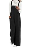 Womens Corduroy Casual Jumpsuits Adjustable Summer Wide Leg Rompers Sleeveless Overalls with Pockets