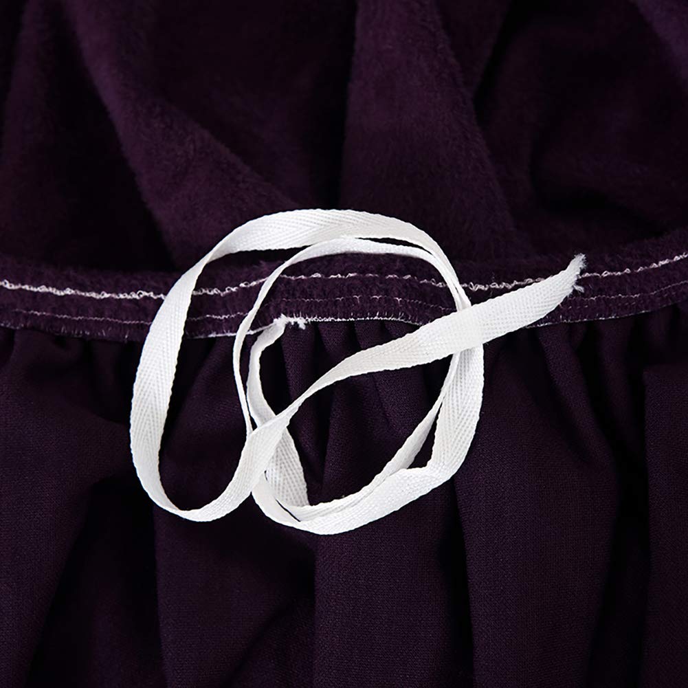 Felpa Cubiertas De Sofá para 1 2 3 4 Cubierta De Sofá,Completo Elásticoidad Couch Protector con Correas,Polvo-Prueba Elástico Soft Couch Cover para Perros Niños-