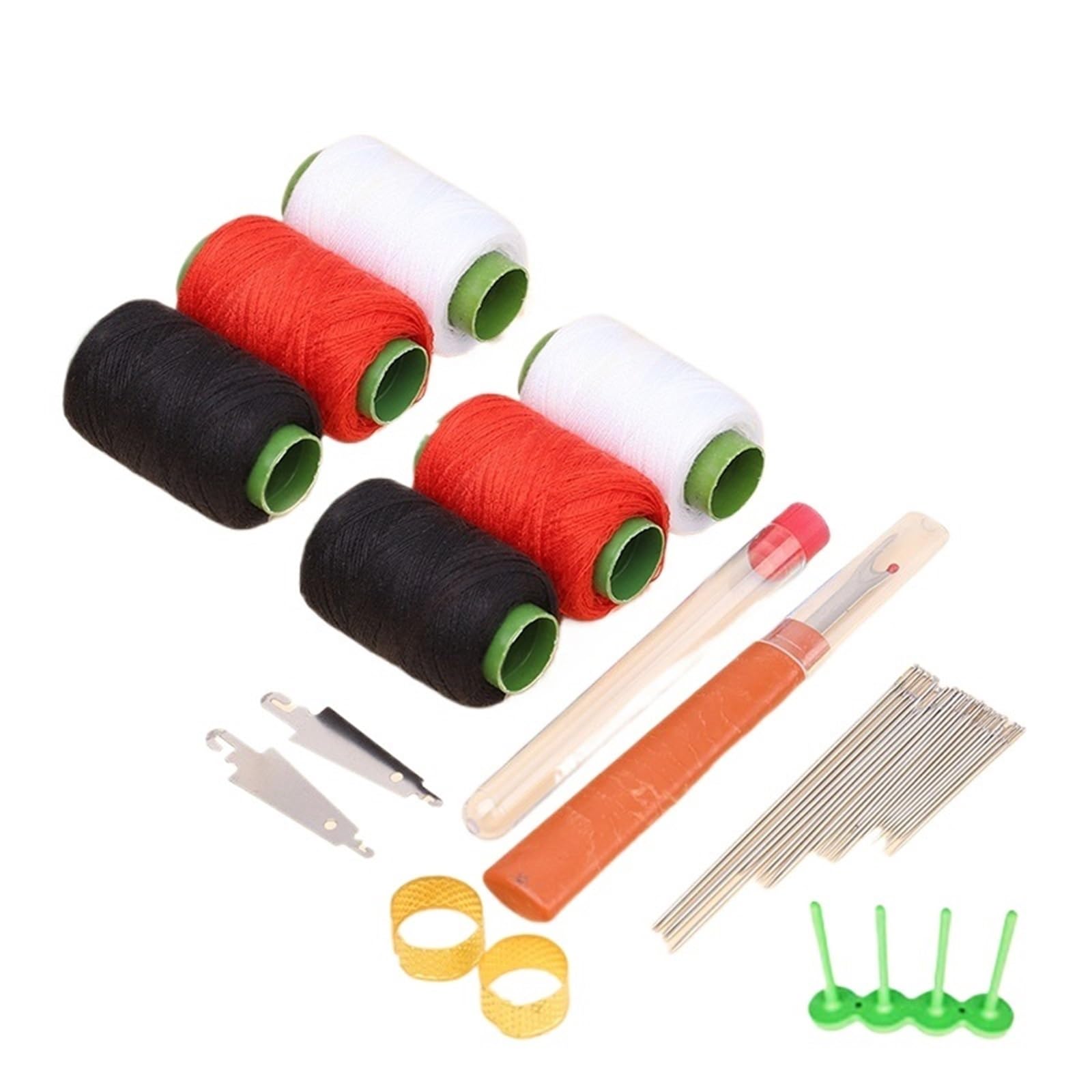 Kit Costura Conjunto de herramientas portátil compacto for principiantes y profesionales, agujas hilo, costura artesanal DIY para el hogar(43pcs set)