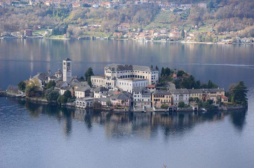 Italy Orta San Giulio, lake Orta, island of San Giulio LakeAdult puzzle children 1000 pieces wooden puzzle game gift home decoration special travel souvenir