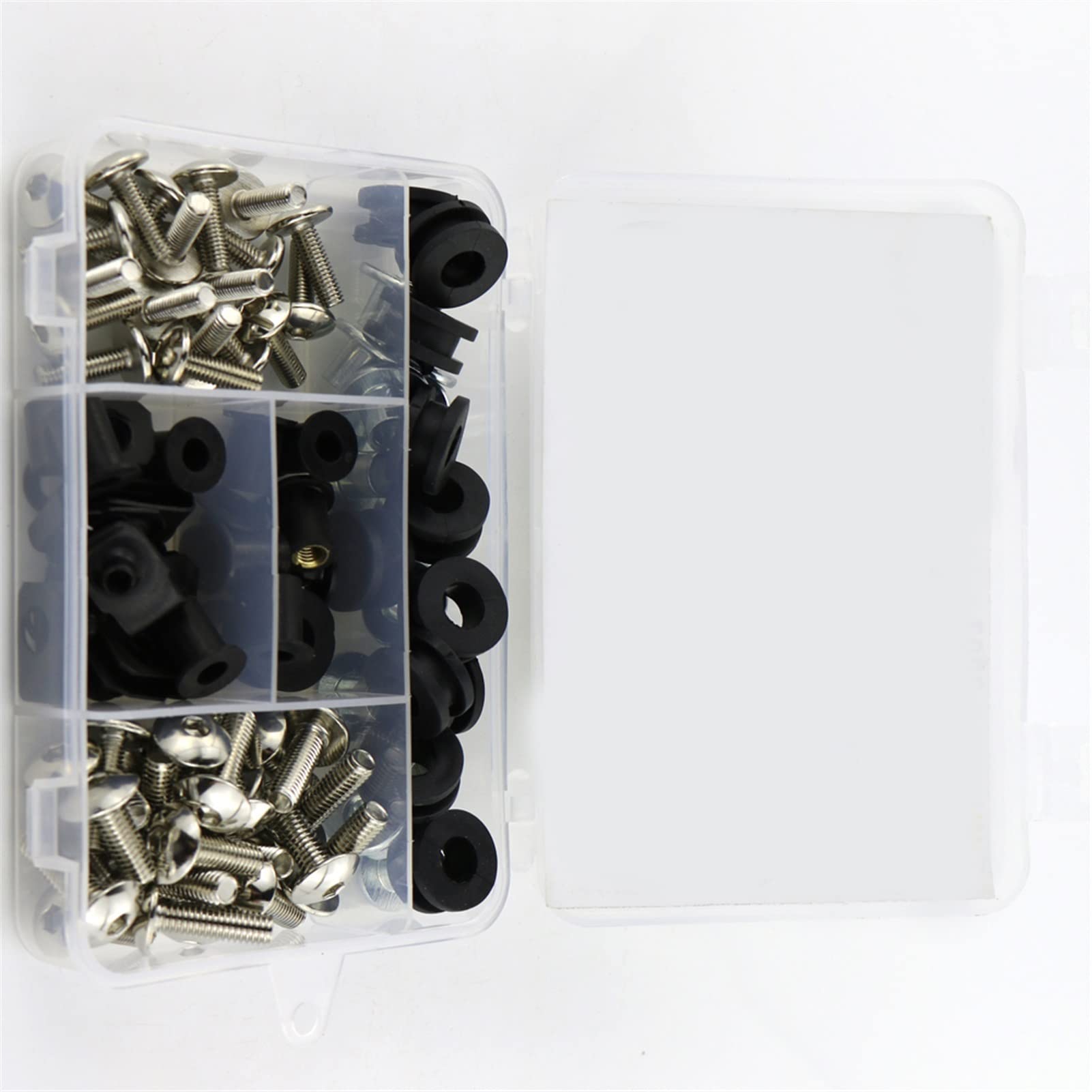 Tornillos para carenado de motocicleta Kawasaki ZX7R 1996-2003, juego completo plateado de acero