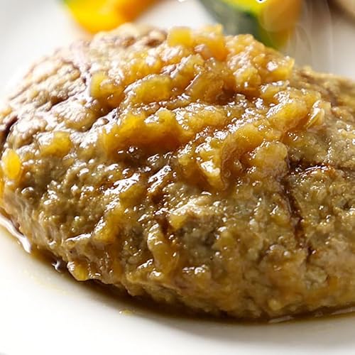 [定期便2ヶ月]お肉屋さんの和風オニオンソースハンバーグ (150g×8個)×2回