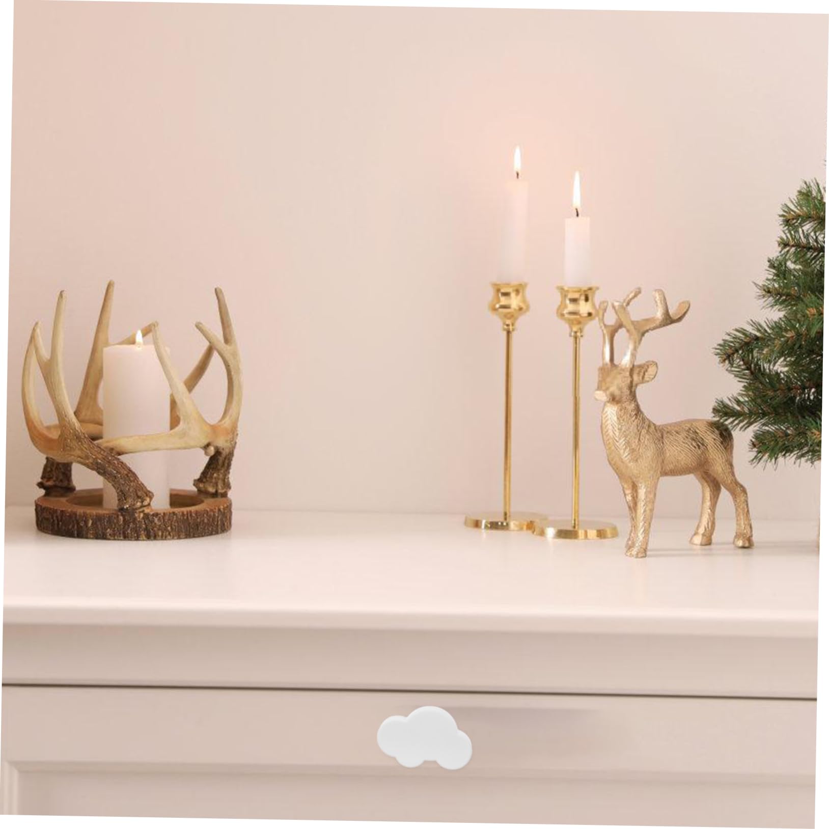 SOESFOUFU Cute Drawer Knobs 6pcs Small Door Knobs Cabinet Pulls Perfect for Kitchen Dresser