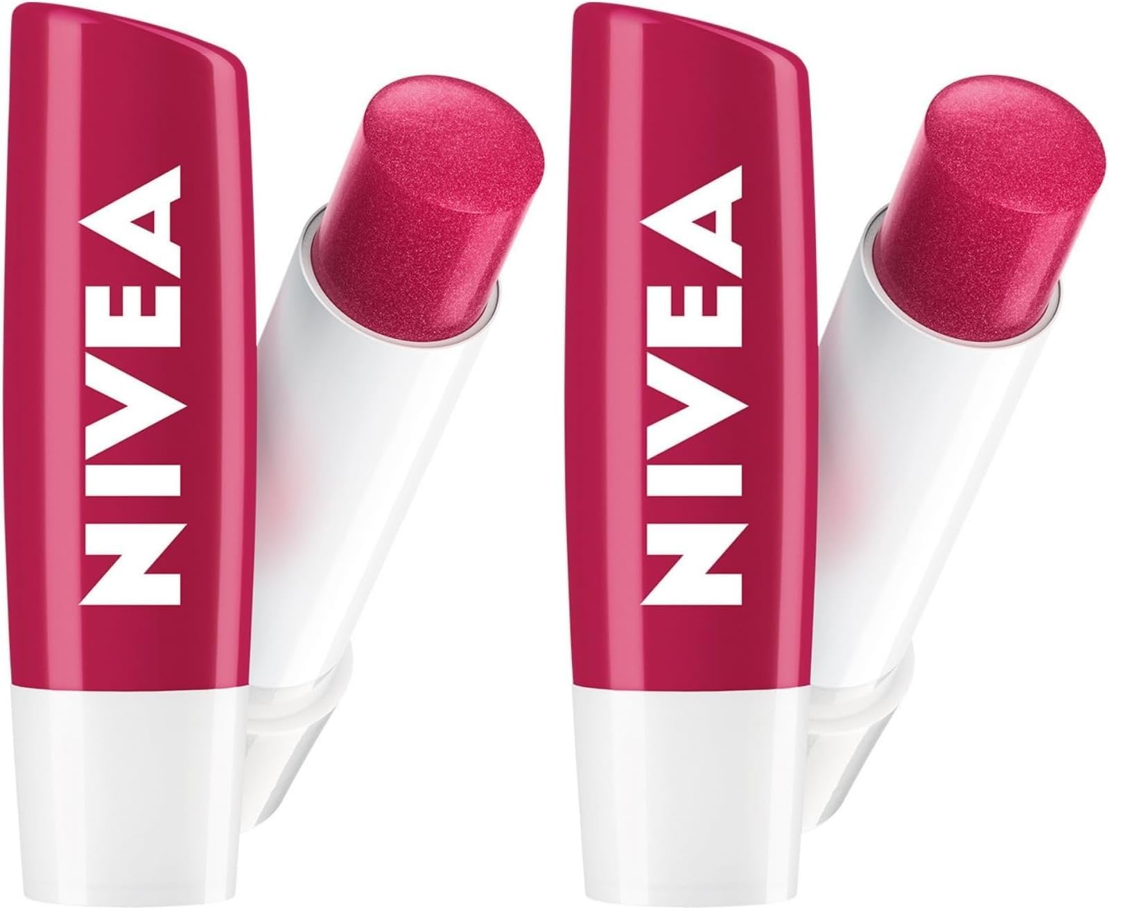 NIVEA Kiraz Dudak Bakım Kremi, 24 Saat Nem, Dudak Bakımı, Kiraz Kokusu, Hafif Kırmızı Işıltı (4,8gr) 2li paket